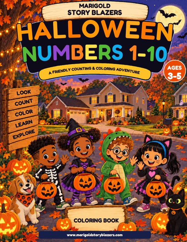 Halloween Numbers 1-10 front cover
